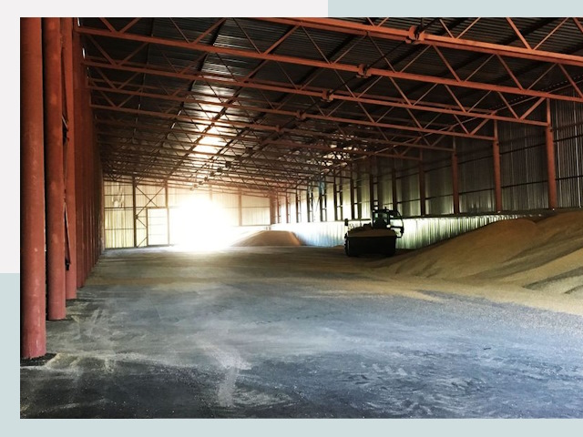 Строительство зернохранилищ в Грозном