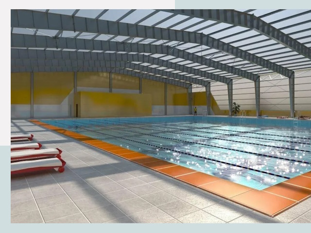 Строительство крытых бассейнов в Грозном