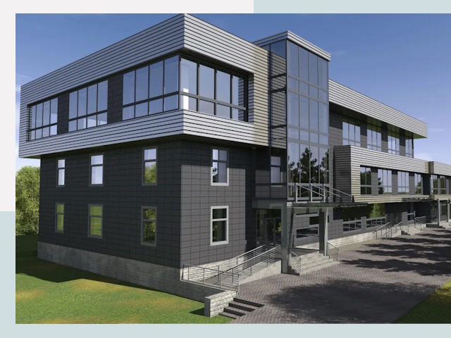 Административные здания в Грозном