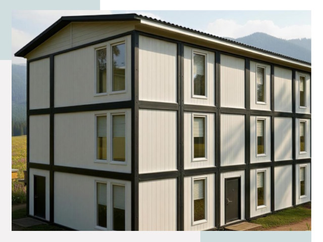 Модульные общежития в Грозном