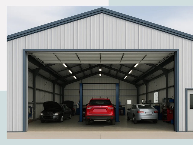 Ангары из сэндвич панелей от 616 руб. в Грозный