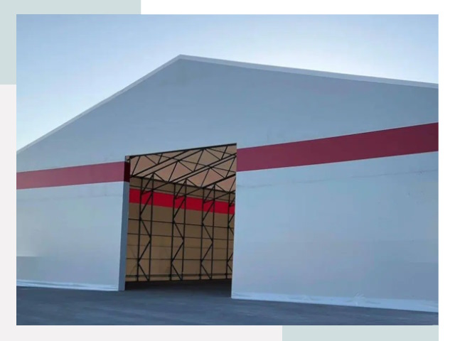 Быстровозводимые ангары в Грозном