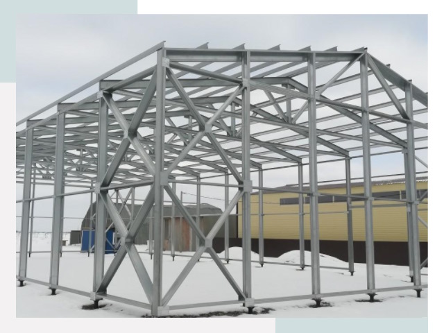 Каркасные ангары в Грозном