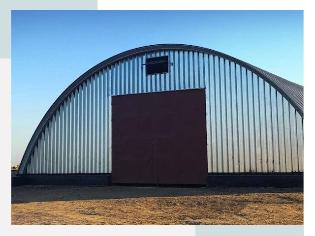 Арочные ангары в Грозном