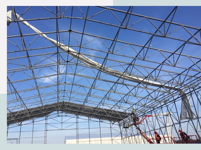 Шатровые ангары от 616 руб. в Грозном и Чеченская Республике