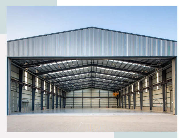 Большие ангары в Грозном