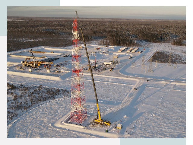 Мачты связи в Грозном