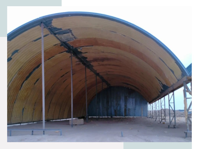 Реконструкция ангаров в Грозном