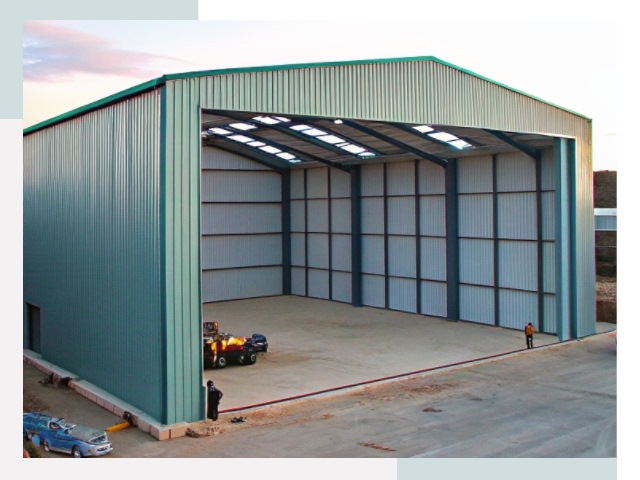 Строительство ангаров в Грозном