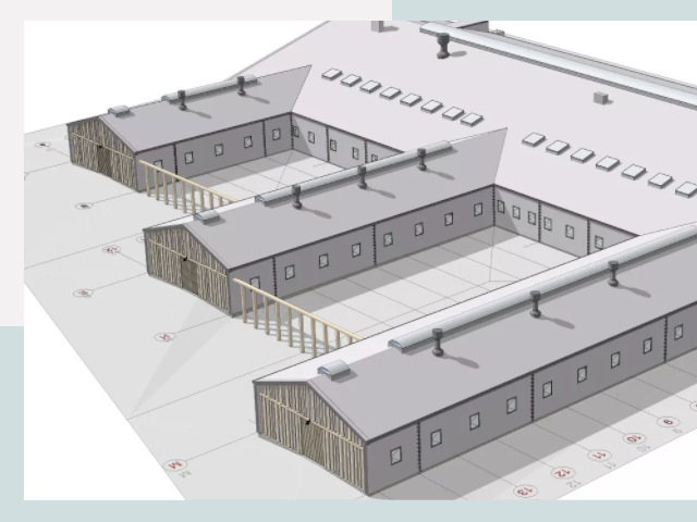 Проект коровника в Грозном от 71827 р. | проект | СтальСтрой-Грз
